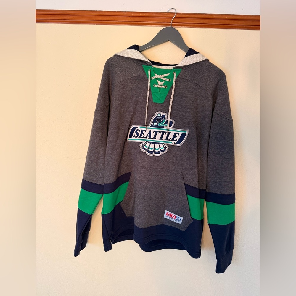 CCM Retro Seattle Thunderbirds Hockey Hoodie
